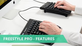 Kinesis Freestyle Pro Keyboard Features [upl. by Colline]