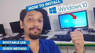 How to install Windows 10 using Bootable USB 2021  Complete Guide [upl. by Ettolrahc]