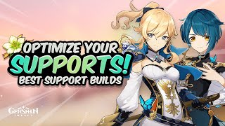 COMPLETE SUPPORT GUIDE FOR EVERY CHARACTER with Timestamps  Best Builds amp More  Genshin Impact [upl. by Aikrehs]