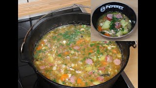 Großmutters Kartoffelsuppe mit kräftiger Wursteinlage [upl. by Einhorn]