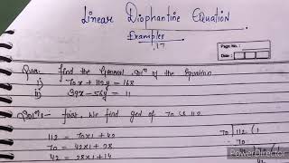 Linear Diophantine Equation Examples Number Theory [upl. by Asilla]