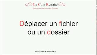 Comment déplacer un fichier [upl. by Htnnek]