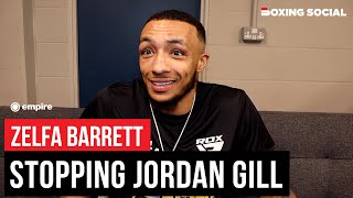 JORDAN GILL VS ZELFA BARRETT WEIGH IN LIVESTREAM [upl. by Asel]