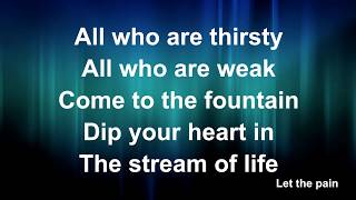 All Who Are Thirsty  Lyric Video with vocals [upl. by Iney672]