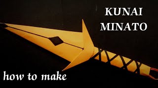 Making Kunai From Paper  HOW TO MAKE A PAPER KUNAI [upl. by Duvall70]