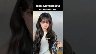 Songs Everyone Knows but Never Hit No1 Top6 [upl. by Bruce842]