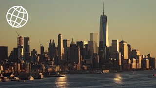 New York City Skyline Amazing Places 4K [upl. by Lalaj]