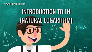 Introduction to ln Natural Logarithm [upl. by Llednahs]