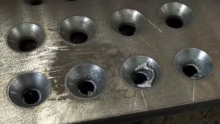 XPR Plasma Cutting Bolt Hole With Taper Using 3DLT Bevel Head [upl. by Dira]