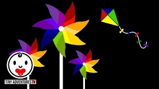 Baby Sensory  Colour Animation 7  Pinwheel  Infant Visual Stimulation [upl. by Nivart259]