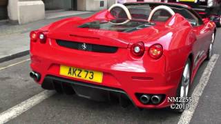 Ferrari F430 Spyder Awesome Full Throttle Accelerations [upl. by Eirahcaz286]