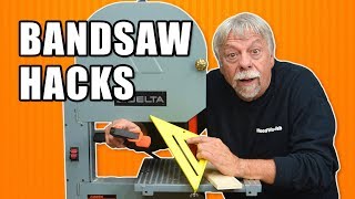 Bandsaw Hacks  5 Band Saw Tips and Tricks [upl. by Atirehc]