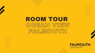 Ocean View Room Tour  Student Accommodation at Falmouth University [upl. by Cirdes]