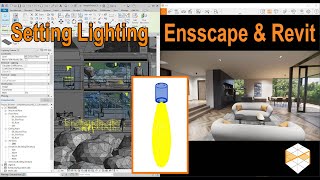 Enscape Lighting Tutorial for Revit [upl. by Nodarse]