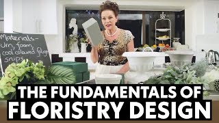 The Fundamentals of Floristry Design Tutorial [upl. by Gare]