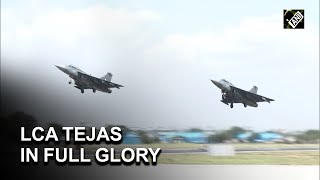 LCA Tejas in full glory at Sulur Air Base [upl. by Aitekram]