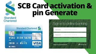 SCB card activation and pin generate [upl. by Nodyarg]