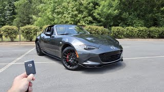 2021 Mazda MX5 Miata RF Club Start Up Exhaust Test Drive and Review [upl. by Alahs]