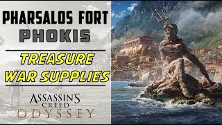 Pharsalos Fort Phokis  Loot Treasure amp War Supplies Location  ASSASSIN’S CREED ODYSSEY [upl. by Charlotta]