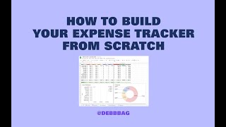 How to build your Expense Tracker from scratch  Debbbag [upl. by Oeniri]