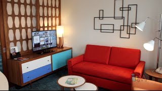 Cabana Bay Beach Resort room tour family suite at Universal Orlando [upl. by Edmunda]