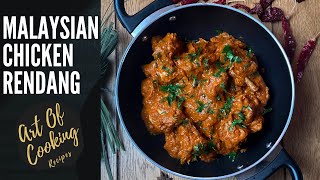 Malaysian Chicken Rendang  Rendang Ayam  How To Make Chicken Rendang [upl. by Marek599]