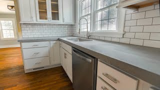 DIY Concrete Countertops  Easiest Method [upl. by Osi]