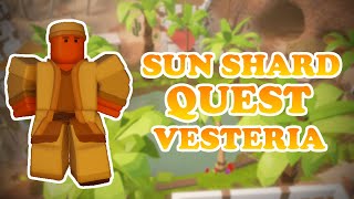 Sun Shard Guide Get Portable Water and a Weapon Roblox Vesteria [upl. by Sachs]