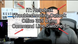 IT Helpdesk Troubleshooting Outlook Office 365 Using Command Line Switches [upl. by Anaiuq895]