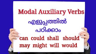 Modal Auxiliary Verbs [upl. by Cohligan22]