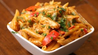 OnePot Chicken Fajita Pasta [upl. by Ellehcyar164]