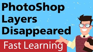 Adobe Photoshop layers disappeared [upl. by Yelah]