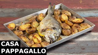 Orata al forno con le patate S2  P89 [upl. by Anawad]