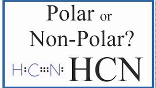 Is HCN Polar or Nonpolar [upl. by Macdonell315]