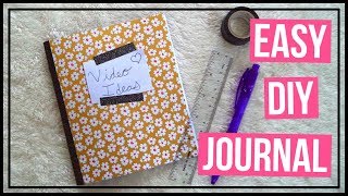 Easy DIY Journal  How To Make Your Own Journal [upl. by Nannette223]