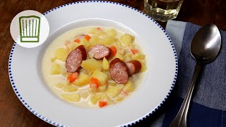 Einfache Kartoffelsuppe Rezept chefkoch [upl. by Wieche960]