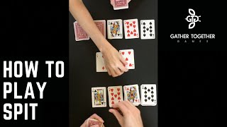 How To Play Spit Card Game [upl. by Mansfield]