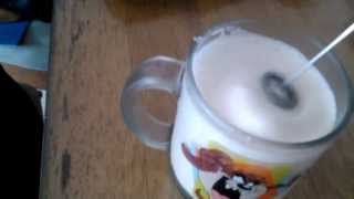 Aerolatte Review Frothing Cold Milk In Under 1 Minute [upl. by Ifok]