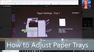 How to Adjust Xerox Paper Trays  Easy Steps [upl. by Atnuahc]