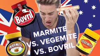 Marmite Vs Vegemite Vs Bovril [upl. by Ellecrag154]