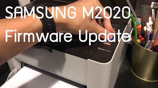 How to update Samsung Printer M2020 firmware [upl. by Oag383]