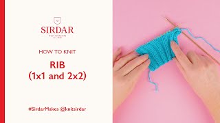 How To Knit Rib Stitch [upl. by Assina524]