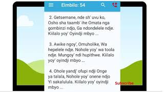 Ehangano song 54  Oshiwambo song Namibian gospel song [upl. by Daron]