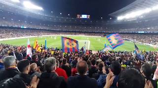 FC Barcelona  Alle Alle Alleeee Camp Nou Champions league 2019 vs Man United [upl. by Susana]