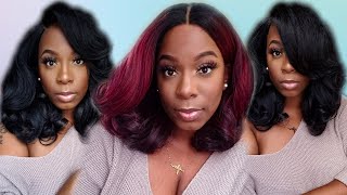 40 Natural Synthetic Wigs  New Outre NEESHA 204 amp 205  Ebonyline [upl. by Nolur]