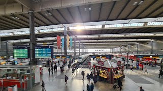 4k München Hauptbahnhof Walking Tour [upl. by Corine35]