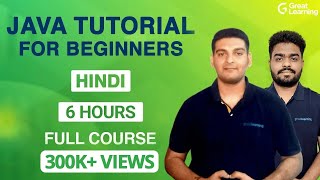 Java Tutorial in Hindi  Master Java in 6 Hours  Java programming for Beginners  Great Learning [upl. by Kinom]