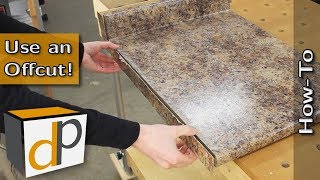 How To MAKE and Install a Countertop End Cap [upl. by Iret820]