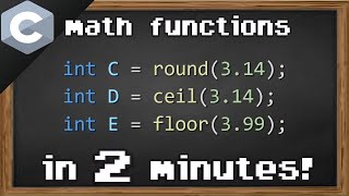 C math functions 📚 [upl. by Tat]