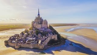 Exploring Incredible ISLAND MONASTERY Mont SaintMichel France [upl. by Neelyk]